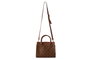 Lucky Bees 1281 Bolso de Mano Color Tan, Cuero de Polivinilo